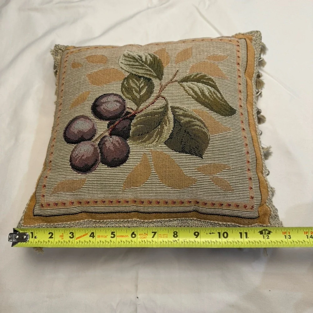 French‎ Country Pillow Velvet Back 12